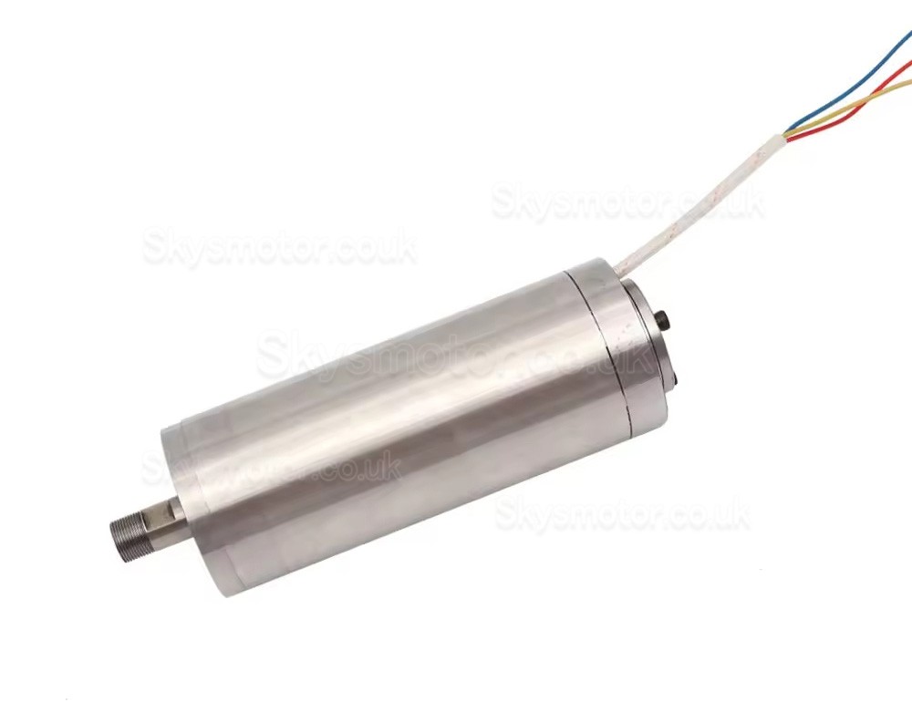 Water Cooled CNC Spindle Motor JGD-48-0.3k 75V 0.3kW 60000RPM ER8 Collet 333-10000HZ